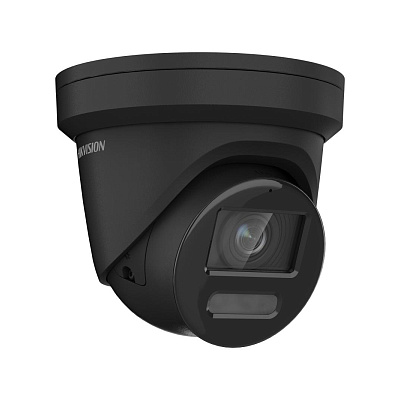 картинка Hikvision DS-2CD2387G2-LU (2,8 мм) (С) (Black) IP видеокамера 8 МП, ColorVu Turret Network от компании Intant